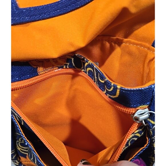 Haiku Canvas Crossbody Purse Organizer Pockets Adjustable Strap Floral Medium Sz - Picture 9 of 16